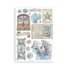 Stamperia Silent Sea Washi matrica Washi Pad (8 ív)