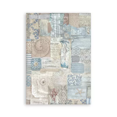 Stamperia Silent Sea Washi matrica Washi Pad (8 ív)