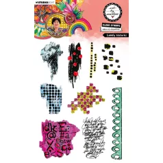  Art by Marlene Lovely Textures Szilikonbélyegző ABM Clear Stamp 1 csomag