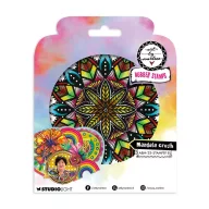   Art by Marlene Mandala Crush Gumibélyegző ABM Rubber Stamp 1 db