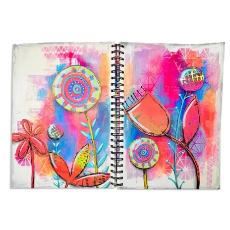 Art by Marlene Hexagon Style Stencil 8" (20 cm)  ABM Mask (1 db)