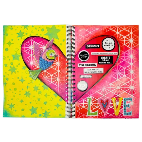 Art by Marlene Hexagon Style Stencil 8" (20 cm)  ABM Mask (1 db)