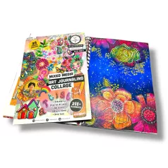   Art by MarleneSmooth Mixed Media Paper Kreatív napló ABM Art JournalA4 1 db