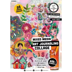   Art by Marlene Mixed Media/Art Journaling/Collage Kollázs papír ABM Cut And Paste BlockA4 60 ív