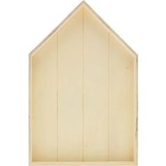 Stafil  Fa ház 38x25cm  Fa dekoráció (1 db)