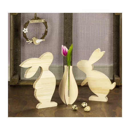 Stafil Fa nyuszi dísz 27cm - Húsvéti fa dekoráció (2 db)