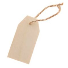 Stafil  Fa címkék 5x6cm  Fa dekoráció (20 db)