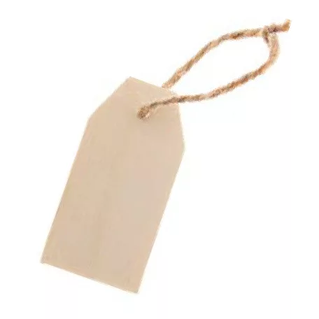 Stafil  Fa címkék 5x6cm  Fa dekoráció (20 db)