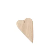 Stafil Fa szív 12x7cm  Fa dekoráció (1 db)