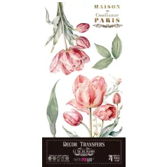   Papers For You Tulips Transzfer fólia Decor Transfers 6"X12" (15x30cm) 4 ív