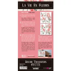   Papers For You Tulips Transzfer fólia Decor Transfers 6"X12" (15x30cm) 4 ív