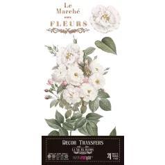   Papers For You Roses Transzfer fólia Decor Transfers 6"X12" (15x30cm) 4 ív