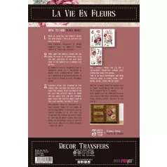   Papers For You Rosé Transzfer fólia Decor Transfers 8"X12" (20x30cm) 3 ív