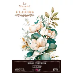   Papers For You Magnolias Transzfer fólia Decor Transfers 8"X12" (20x30cm) 3 ív