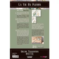   Papers For You Magnolias Transzfer fólia Decor Transfers 8"X12" (20x30cm) 3 ív