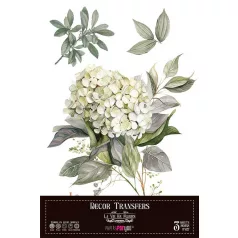   Papers For You Hydrangeas Transzfer fólia Decor Transfers 8"X12" (20x30cm) 3 ív