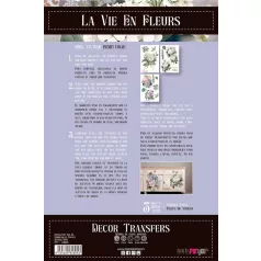   Papers For You Hydrangeas Transzfer fólia Decor Transfers 8"X12" (20x30cm) 3 ív