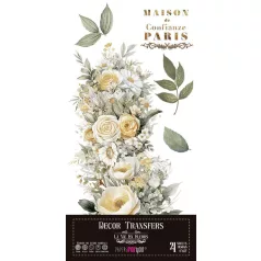   Papers For You Daisies Transzfer fólia Decor Transfers 6"X12" (15x30cm) 4 ív