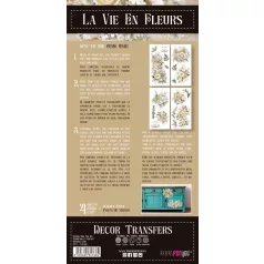   Papers For You Daisies Transzfer fólia Decor Transfers 6"X12" (15x30cm) 4 ív