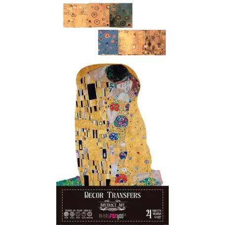 Papers For You Abstract Art Transzfer fólia Decor Transfers 6"X12" (15x30cm) 4 ív