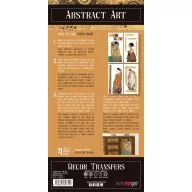   Papers For You Abstract Art Transzfer fólia Decor Transfers 6"X12" (15x30cm) 4 ív