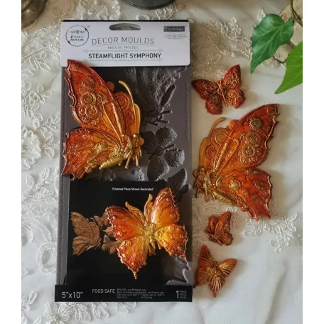 Redesign with Prima Steamflight Symphony Öntőforma 5″X10″ Décor Mould (1 db)