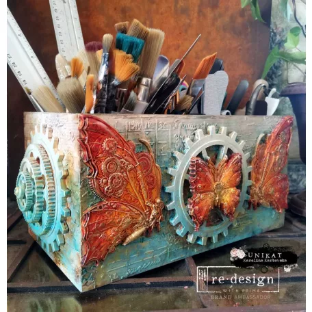 Redesign with Prima Steamflight Symphony Öntőforma 5″X10″ Décor Mould (1 db)