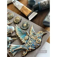   Redesign with Prima Gears of Flight Öntőforma 5″X10″ Décor Mould (1 db)