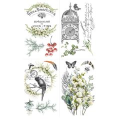   Hokus Pokus L’horloge Transzfer fólia  Decor Transfers (4 ív)