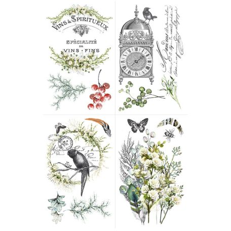 Hokus Pokus L’horloge Transzfer fólia  Decor Transfers (4 ív)