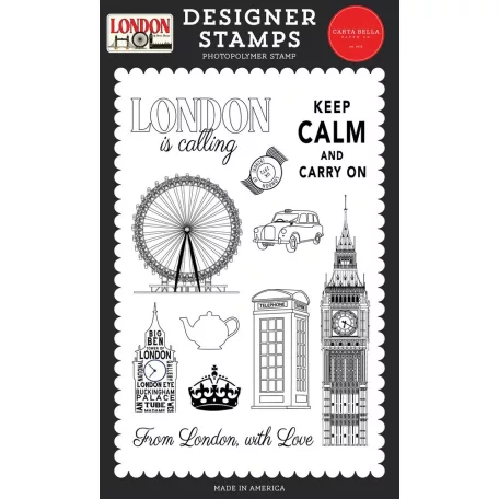 Carta Bella London London Is Calling Szilikonbélyegző Clear Stamps (1 db)