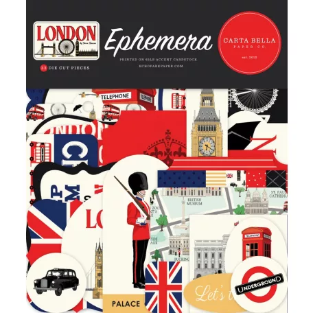 Carta Bella London Kivágatok Ephemera (1 csomag)