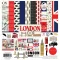 Carta Bella London Scrapbook papírkészlet 12" (30 cm) Collection Kit (1 csomag)