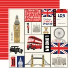 Carta Bella London Scrapbook papírkészlet 12" (30 cm) Collection Kit (1 csomag)