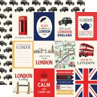   Carta Bella London Scrapbook papírkészlet 12" (30 cm) Collection Kit (1 csomag)