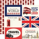 Carta Bella London Scrapbook papírkészlet 12" (30 cm) Collection Kit (1 csomag)