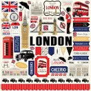 Carta Bella London Scrapbook papírkészlet 12" (30 cm) Collection Kit (1 csomag)
