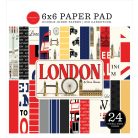 Carta Bella London Scrapbook papírkészlet 6" (15 cm) Paper Pack (24 lap)