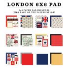 Carta Bella London Scrapbook papírkészlet 6" (15 cm) Paper Pack (24 lap)