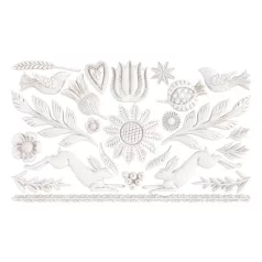   IOD Primitive Öntőforma 6″X10″ (15 x 25 cm) IOD Decor Mould (1 db) (1 db)