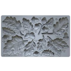  IOD Oak Leaves & Acorns Öntőforma 6″X10″ (15 x 25 cm) IOD Decor Mould (1 db) (1 db)