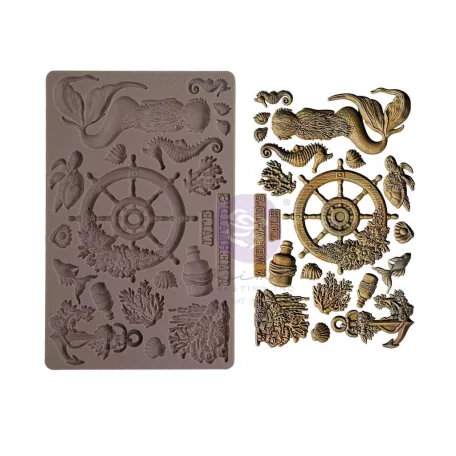 Prima Marketing A Mermaid's Tale Öntőforma 5″X8″ Décor Mould (1 db)