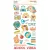 Simple Stories Book Fair Chipboard matrica Chipboard Stickers  1 ív