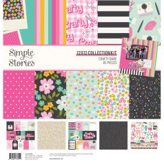   Simple Stories Crafty Babe Scrapbook papírkészlet Collection Kit 12" (30 cm) 1 csomag