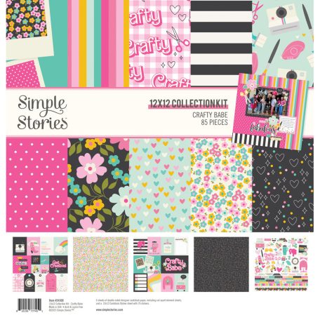 Simple Stories Crafty Babe Scrapbook papírkészlet Collection Kit 12" (30 cm) 1 csomag