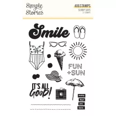   Simple Stories Sunny Days Szilikonbélyegző Clear Stamps 1 csomag