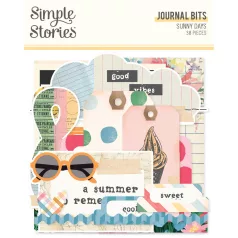   Simple Stories Sunny Days Kivágatok Journal Bits & Pieces 1 csomag