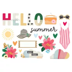   Simple Stories Sunny Days Kivágatok Simple Pages Pieces 1 csomag