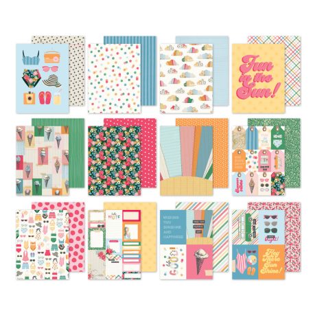 Simple Stories Sunny Days Papírkészlet Paper Pad 6"x8" 24 lap