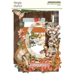   Simple Stories Simple Vintage Woodlands Chipboard Chipboard Frames 1 csomag